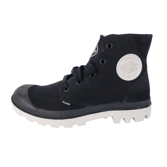 Palladium Blanc Hi Black Outdoor Hiking Canva 5 Men = 6.5 Women - Picture 2 of 12